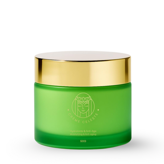 Crème de jour hydratante IDILI – soin visage anti-âge naturel, texture légère, 50ml

